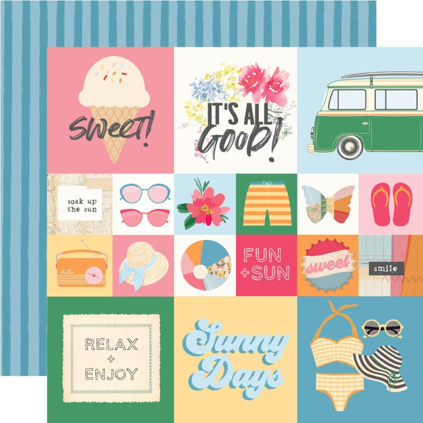 Simple Stories - Collections Kit "Sunny Days" 12 Bogen Designpapier