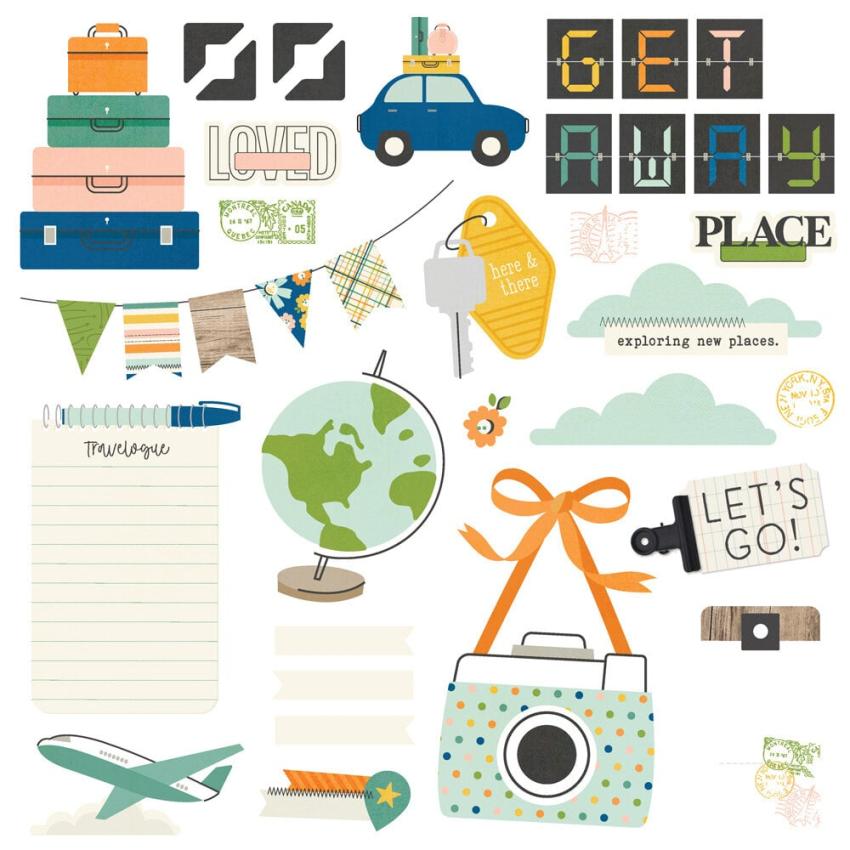 Simple Stories - Pages Kit "Happy Travels"