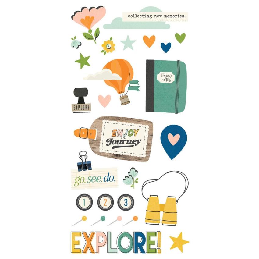 Simple Stories - Pages Kit "Happy Travels"
