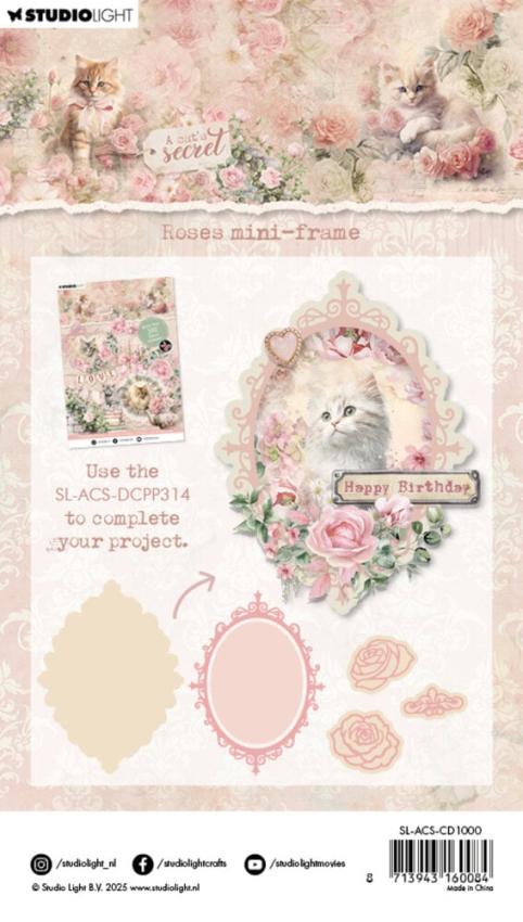Studio Light - Stanzschablone "Roses Mini-Frame" Dies