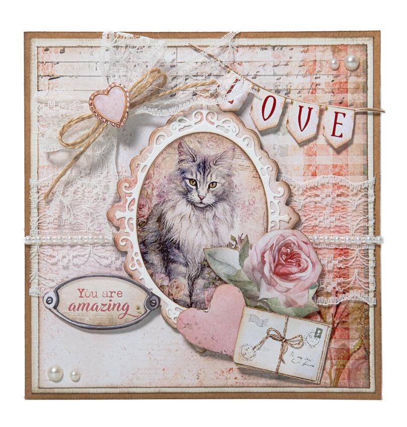 Studio Light - Stanzschablone "Roses Mini-Frame" Dies