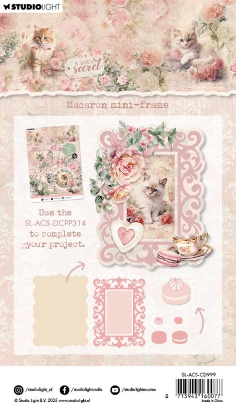 Studio Light - Stanzschablone "Macaron Mini-Frame" Dies