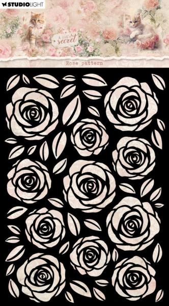Studio Light - Schablone "Rose Pattern" Stencil  