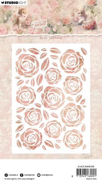 Studio Light - Schablone "Rose Pattern" Stencil  