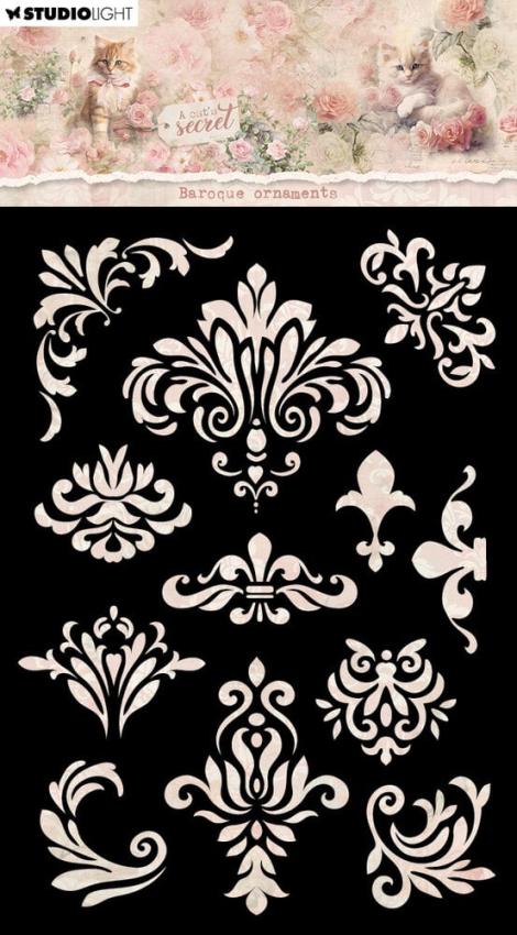 Studio Light - Schablone "Baroque Ornaments" Stencil  