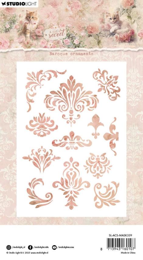 Studio Light - Schablone "Baroque Ornaments" Stencil  