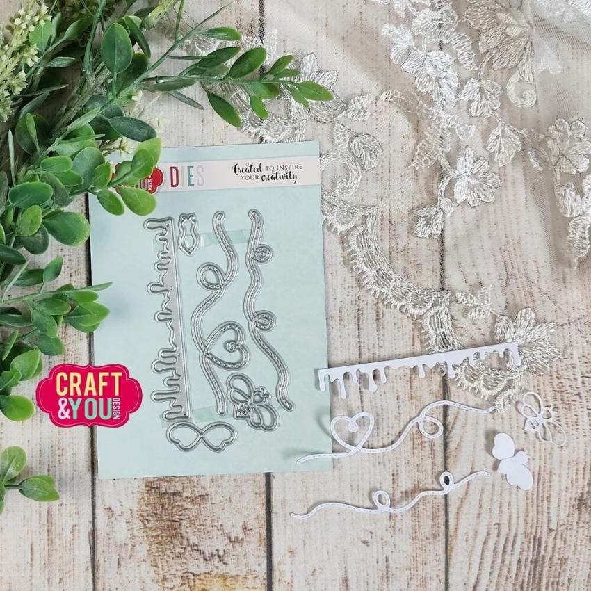 Craft & You Design - Stanzschablone "Bee Honey" Dies
