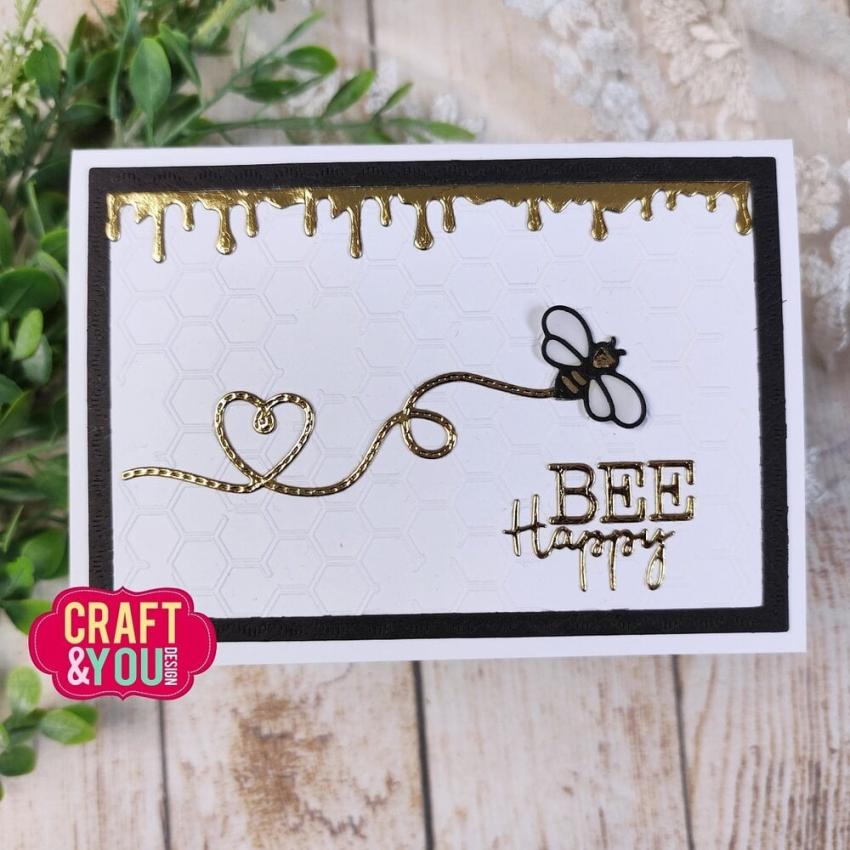 Craft & You Design - Stanzschablone "Bee Honey" Dies
