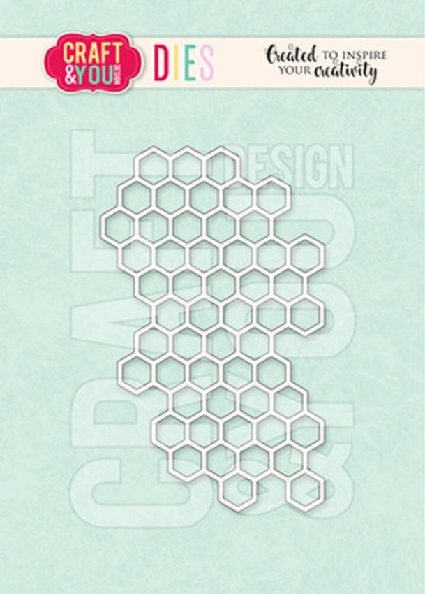 Craft & You Design - Stanzschablone "Honey Background" Dies
