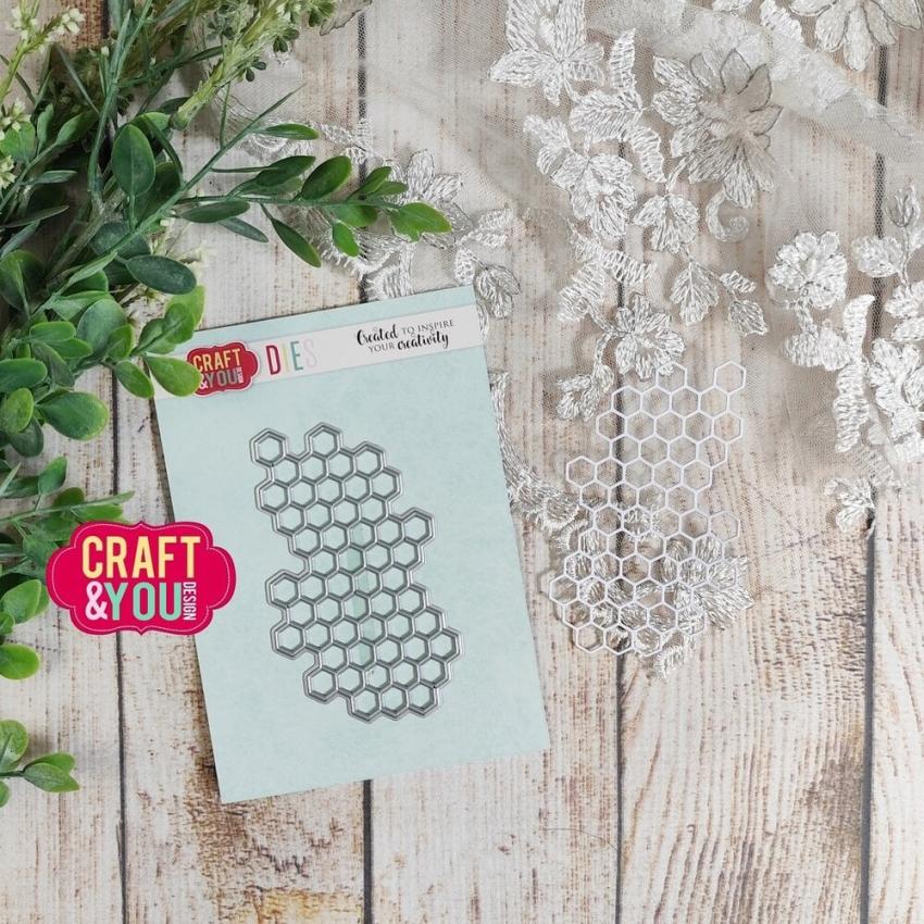 Craft & You Design - Stanzschablone "Honey Background" Dies