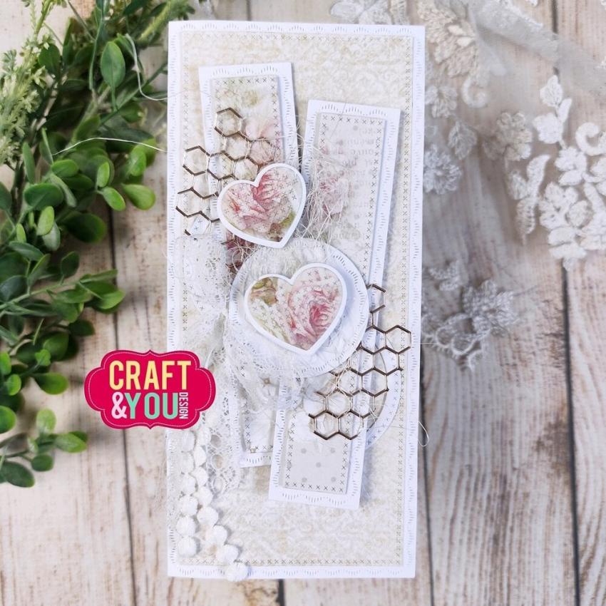Craft & You Design - Stanzschablone "Honey Background" Dies