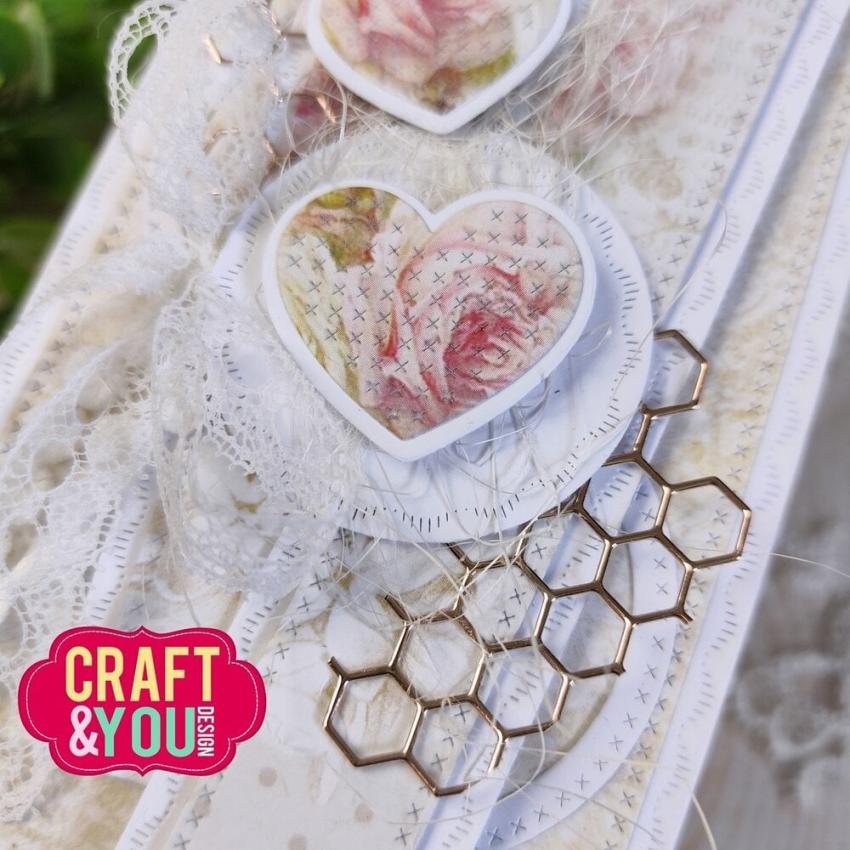 Craft & You Design - Stanzschablone "Honey Background" Dies