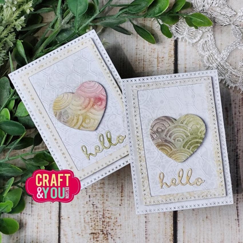 Craft & You Design - Stanzschablone "ATC Cross Stiches" Dies