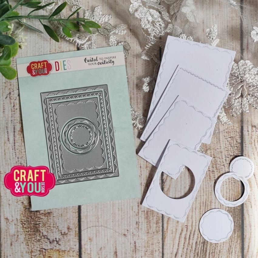 Craft & You Design - Stanzschablone "ATC Decorative Stiches" Dies