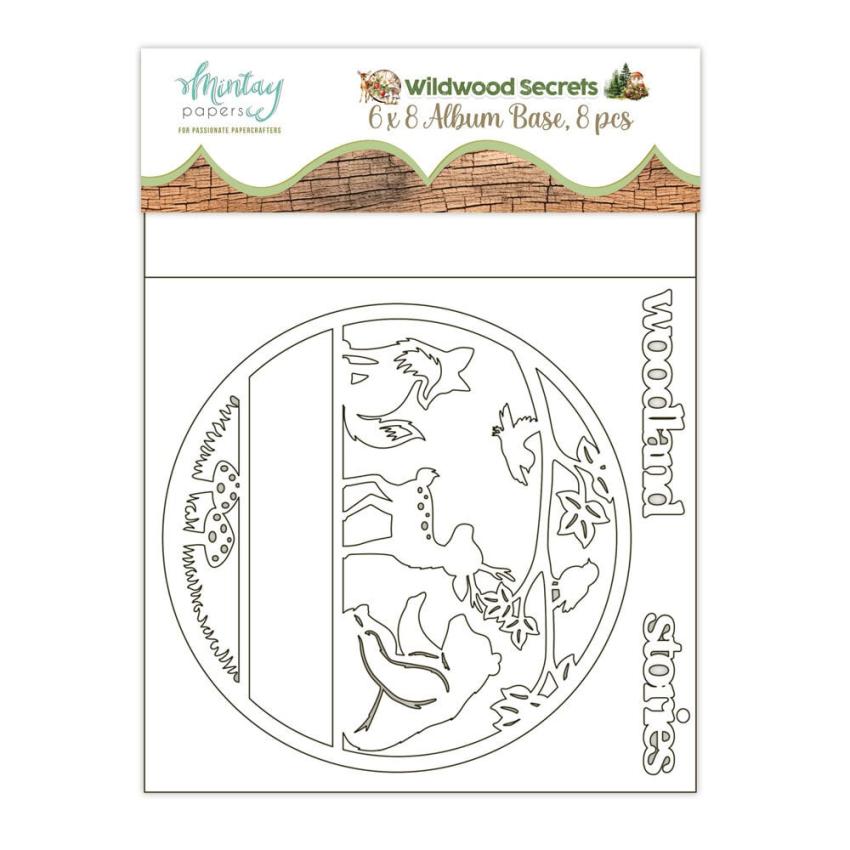 Mintay Papers "Wildwood Secrets" Chipbaord Album Base 6x8 Inch
