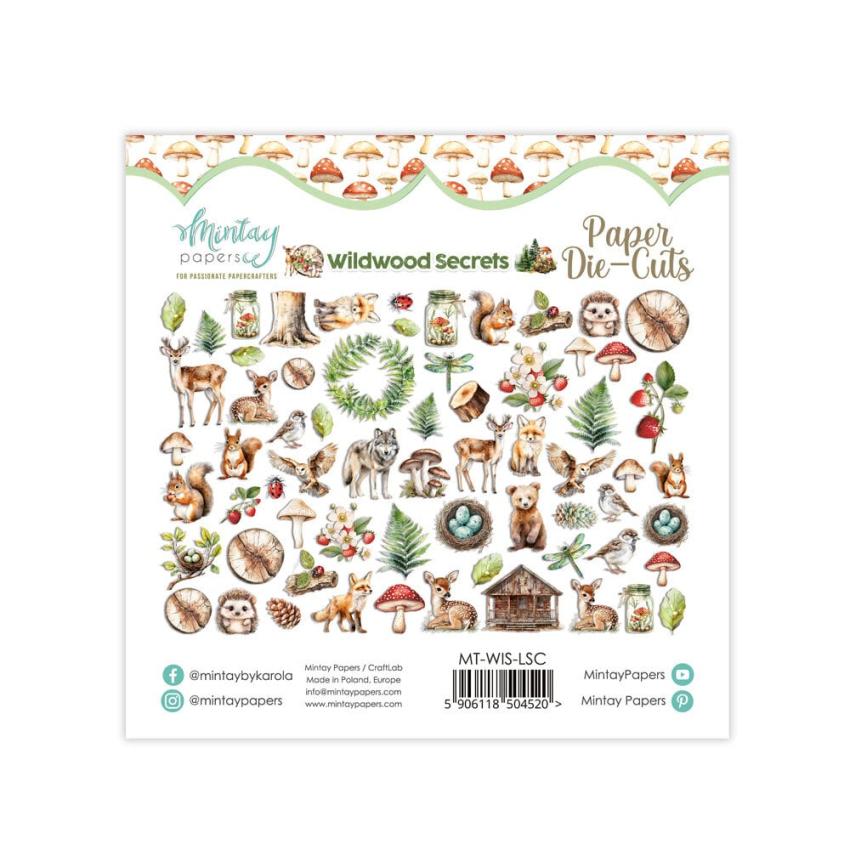 Mintay Papers - Stanzteile "Wildwood Secrets" Die Cuts