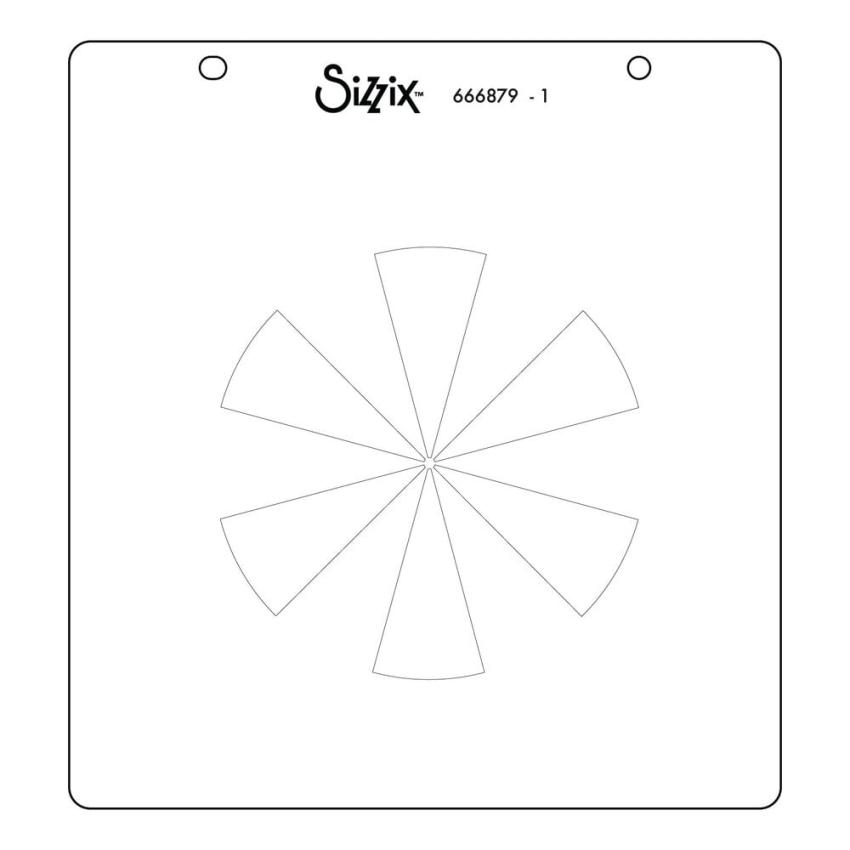 Sizzix - Schablone "Color Wheel" Layered Stencil Design by Eileen Hull