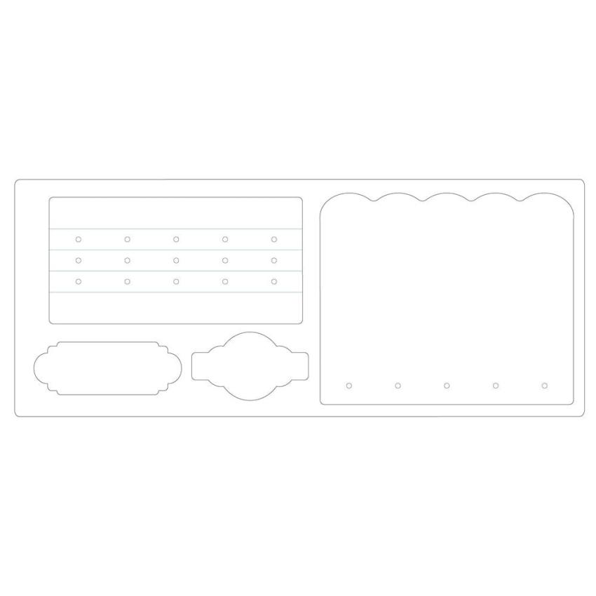 Sizzix - Stanzschablone "Handbound Journal" ScoreBoards XL Dies