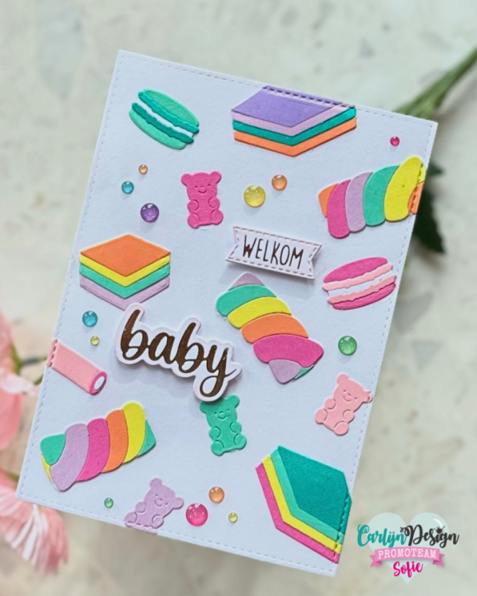Carlijn Design - Stanzschablone "Baby baby" Dies 