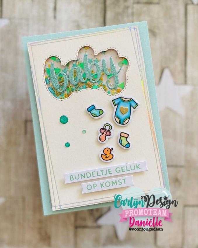 Carlijn Design - Stanzschablone "Baby baby" Dies 
