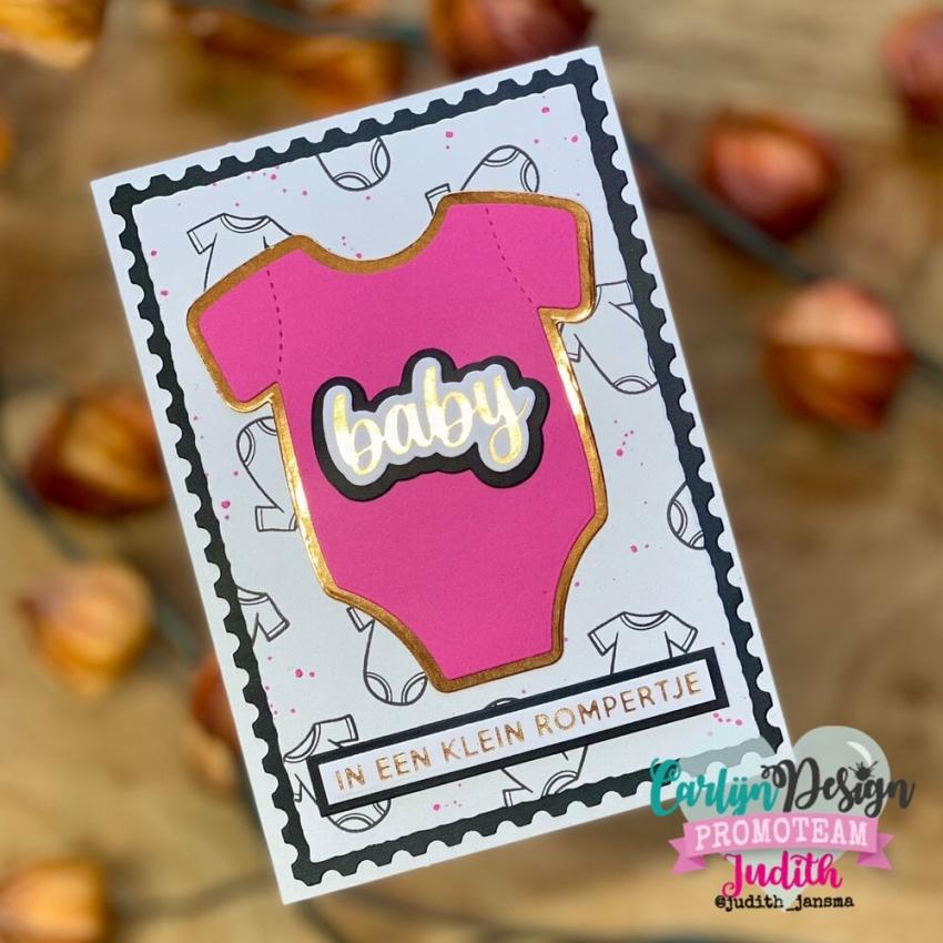 Carlijn Design - Stanzschablone "Baby baby" Dies 