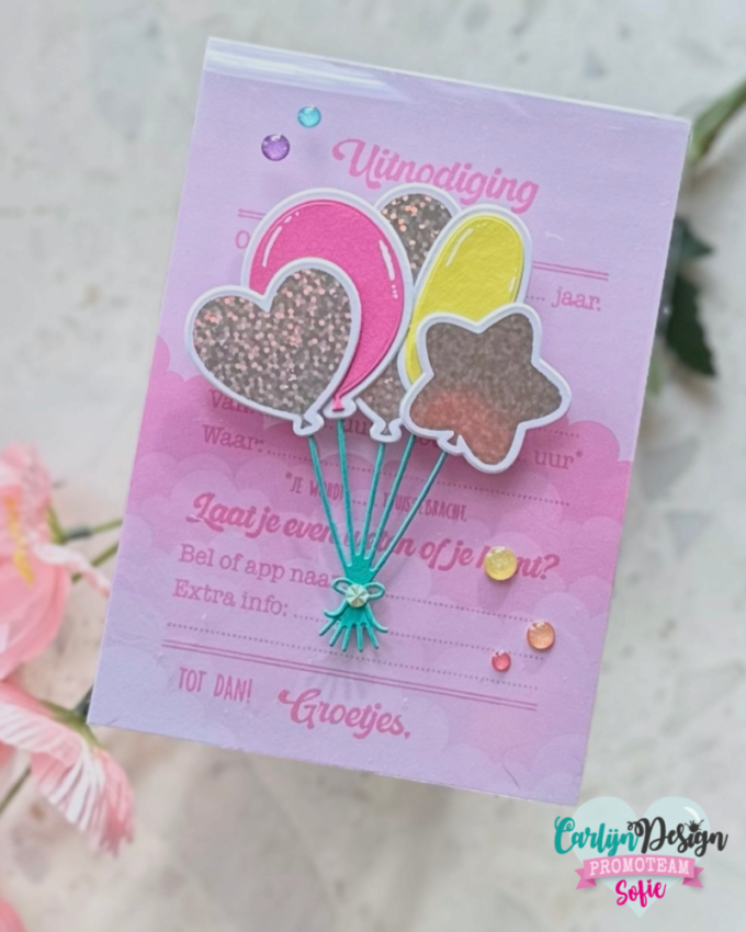 Carlijn Design - Stanzschablone "Small Balloons" Dies 