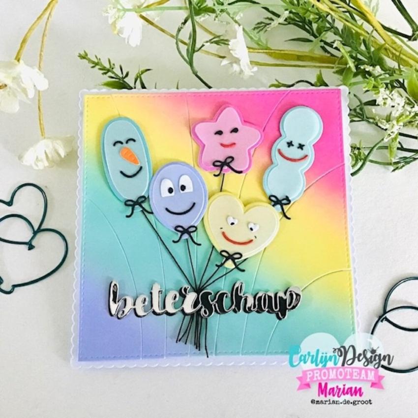 Carlijn Design - Stanzschablone "Small Balloons" Dies 