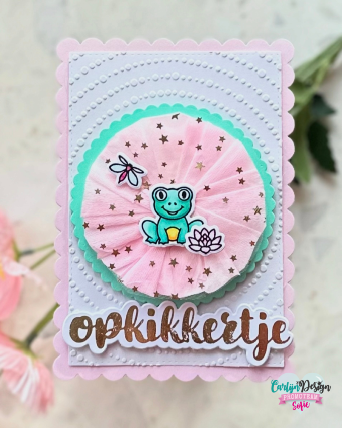 Carlijn Design - Stempelset "Kikker Vriendjes" Clear Stamp 