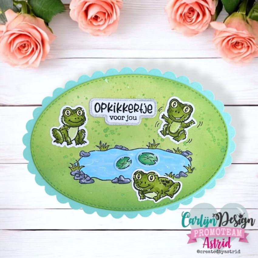 Carlijn Design - Stanzschablone "Kikker Vriendjes" Dies 