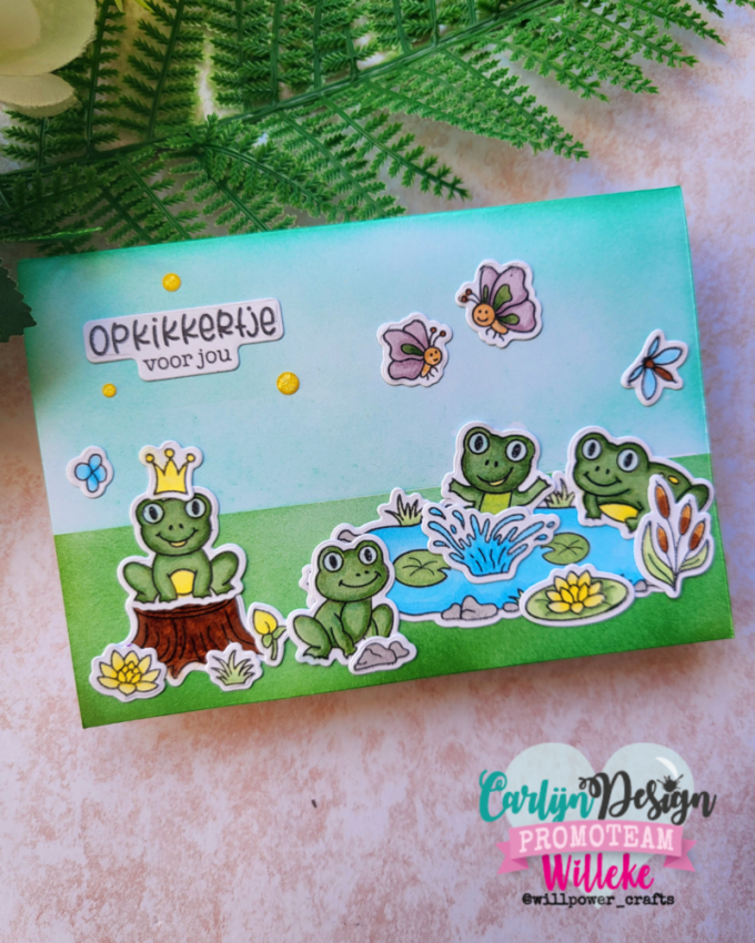 Carlijn Design - Stanzschablone "Kikker Vriendjes" Dies 