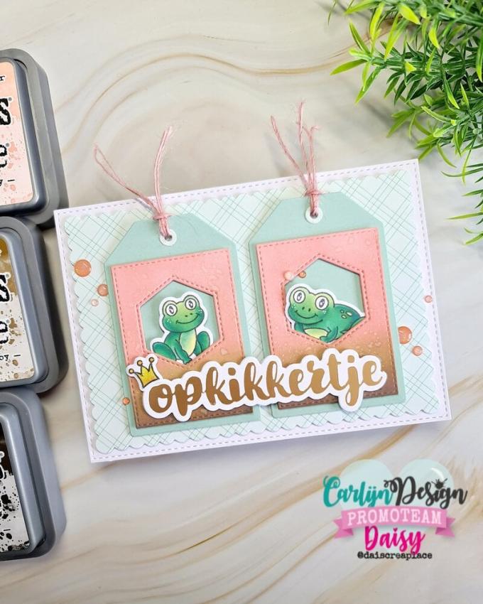 Carlijn Design - Stanzschablone "Kikker Vriendjes" Dies 