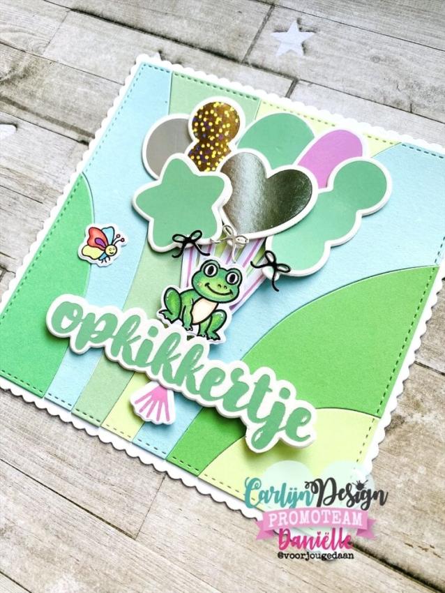 Carlijn Design - Stanzschablone "Kikker Vriendjes" Dies 