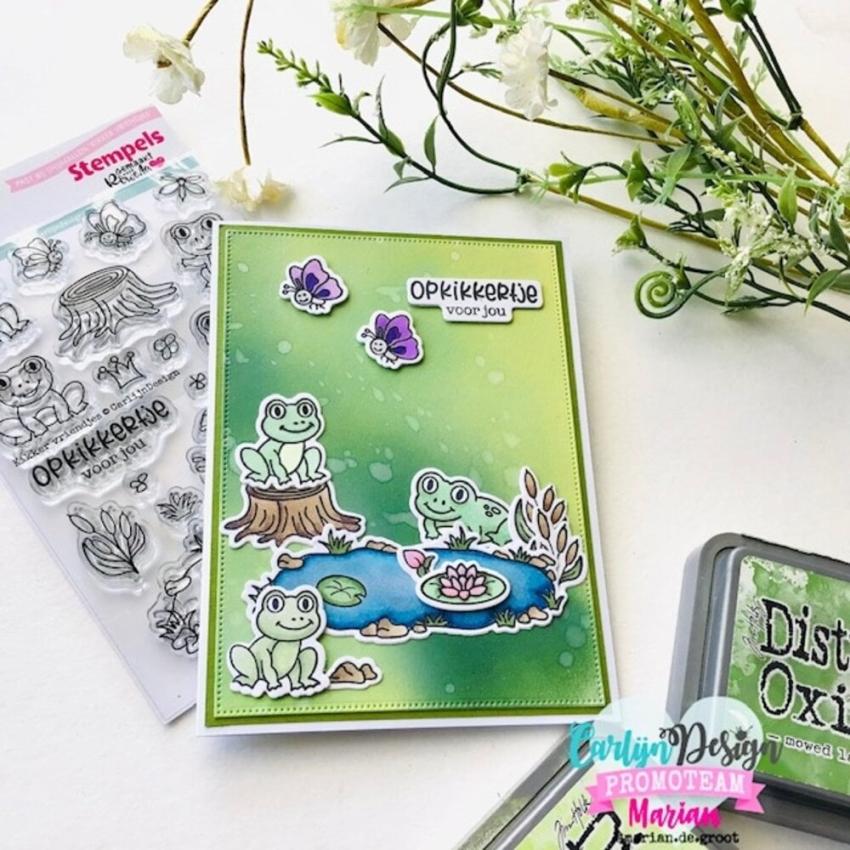 Carlijn Design - Stanzschablone "Kikker Vriendjes" Dies 