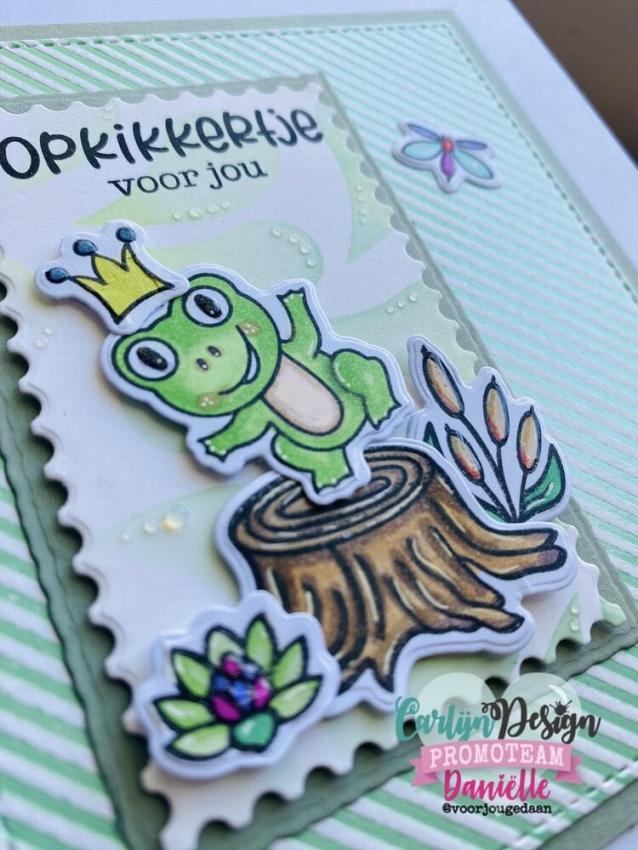 Carlijn Design - Stanzschablone "Kikker Vriendjes" Dies 