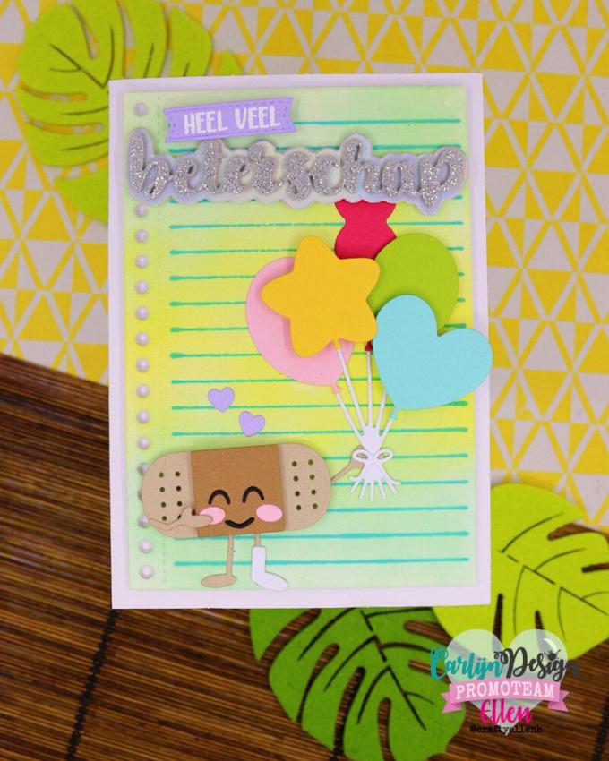 Carlijn Design - Stempelset "Notitieblok " Clear Stamp 