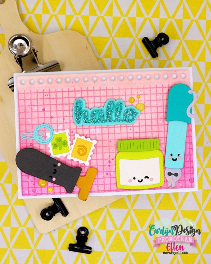 Carlijn Design - Stanzschablone "Let's Get Crafty" Dies 