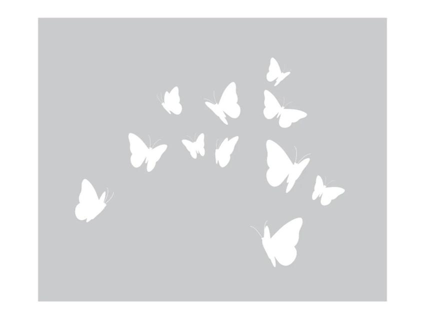 Crafters Companion - Stempelset, Stanzschablone & Schablone "Butterfly Kisses" Stamp, Dies & Stencil
