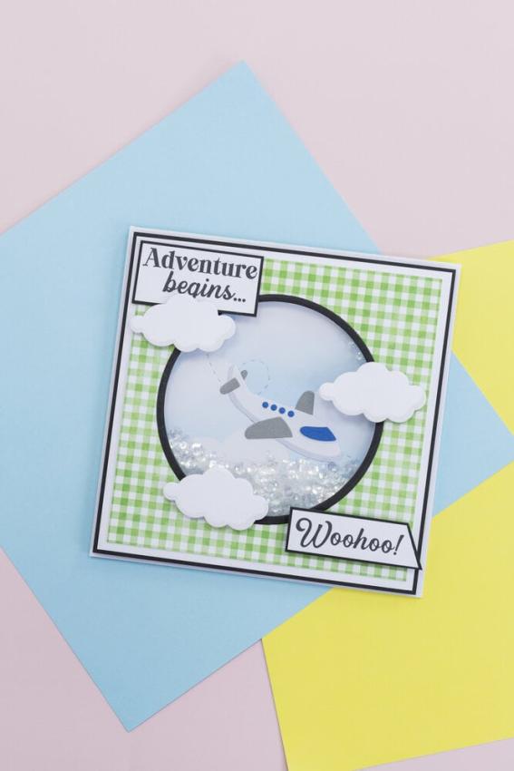 Crafters Companion - Stanzschablone "Aeroplane" Dies