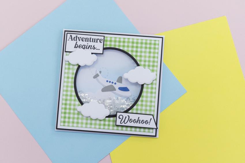 Crafters Companion - Stanzschablone "Aeroplane" Dies