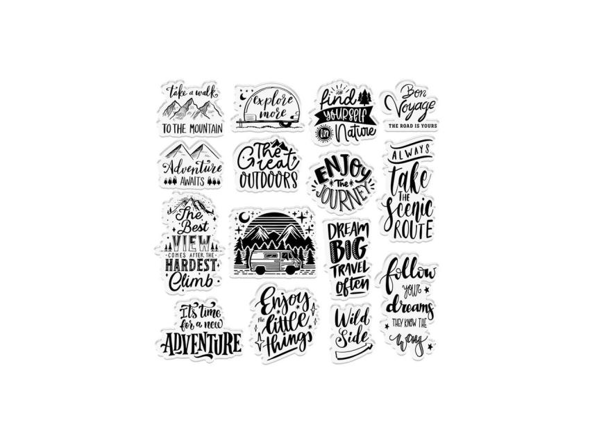 Crafters Companion - Stempelset "Find Yourself in Nature" Clear Stamps
