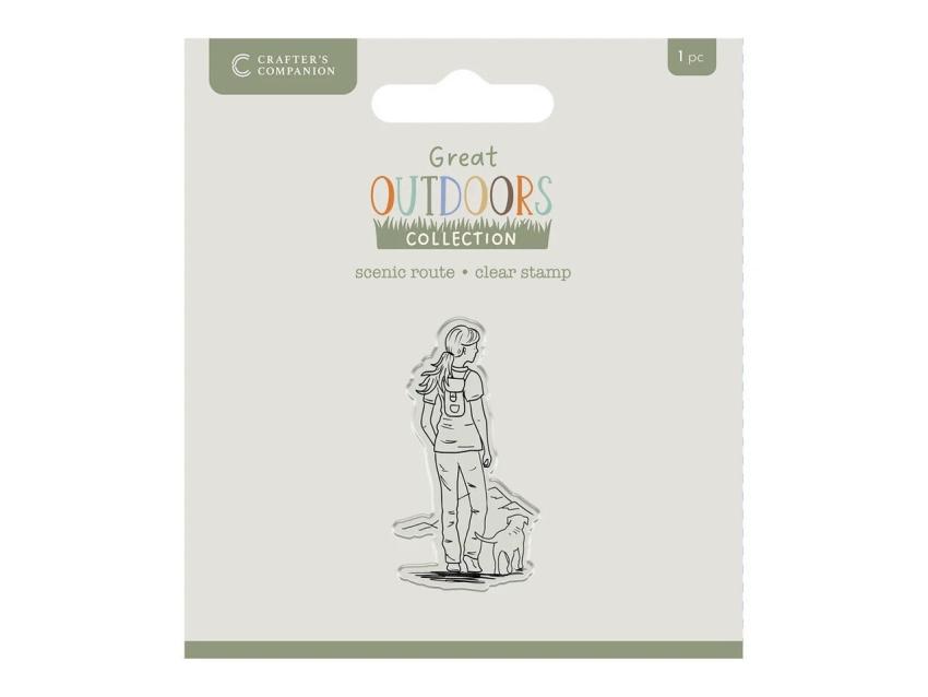 Crafters Companion - Stempel "Scenic Route" Clear Stamps