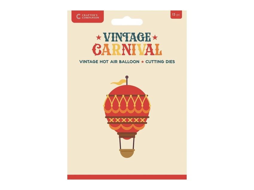 Crafters Companion - Stanzschablone "Vintage Hot Air Balloon" Dies