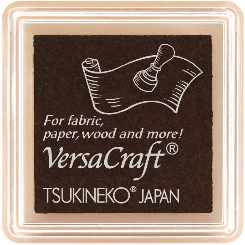 Tsukineko - VersaCraft Small Ink Pad "Cocoa" Pigment Stempelkissen