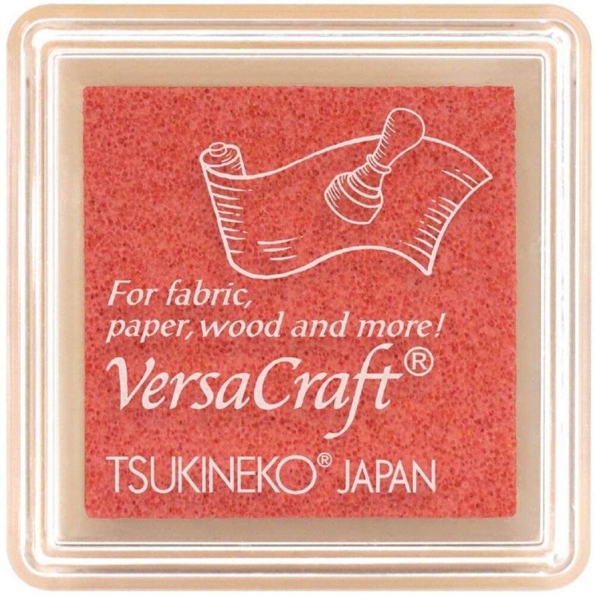 Tsukineko - VersaCraft Small Ink Pad "Coral Pink" Pigment Stempelkissen