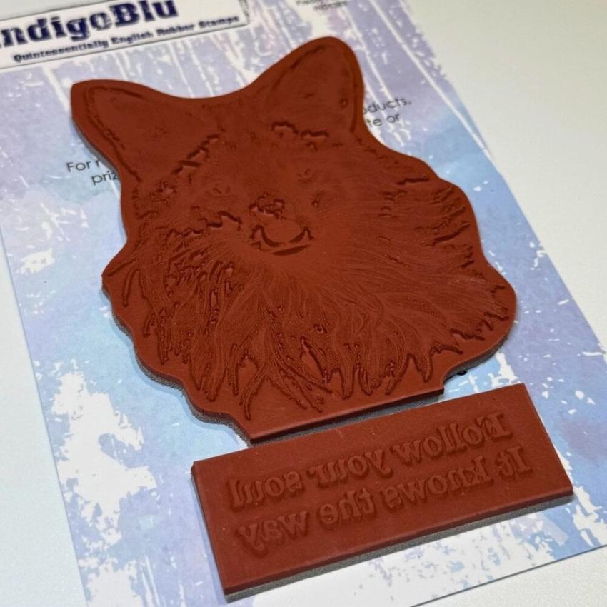 IndigoBlu - Gummistempel Set "Freddy Fox" A6 Rubber Stamp