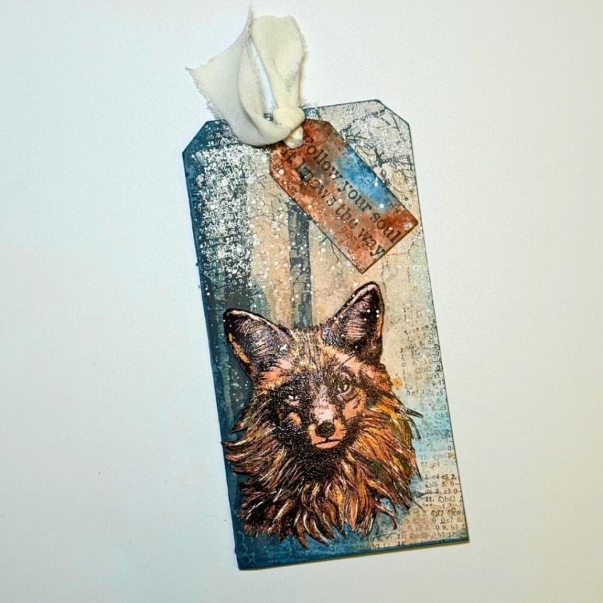 IndigoBlu - Gummistempel Set "Freddy Fox" A6 Rubber Stamp