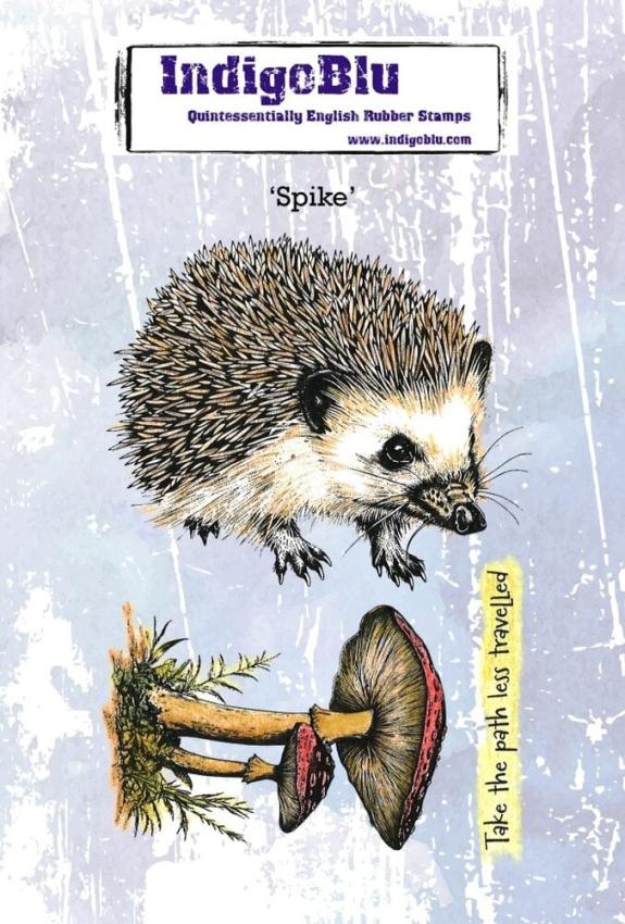 IndigoBlu - Gummistempel Set "Spike" A6 Rubber Stamp