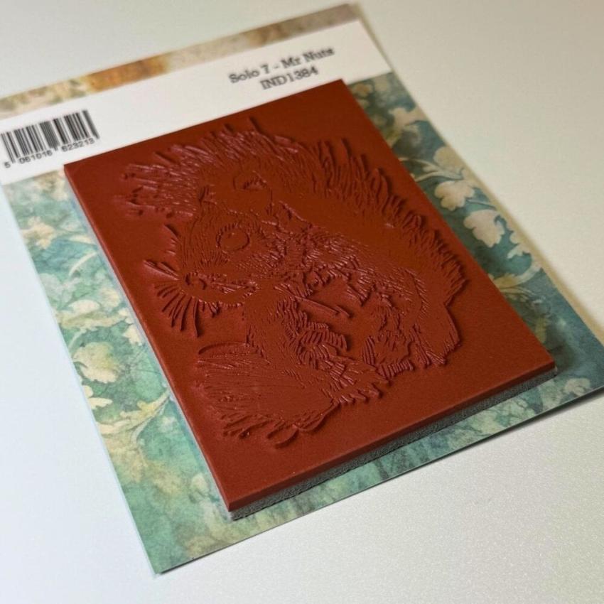 IndigoBlu - Gummistempel "Solo 7 Mr Nuts Rubber" 8x6cm Rubber Stamp