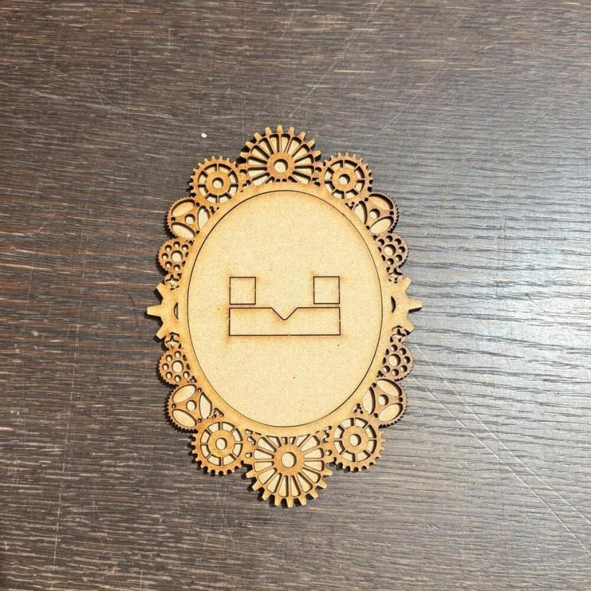 IndigoBlu - Holzteile "Steampunk Frame (1)" Woodology