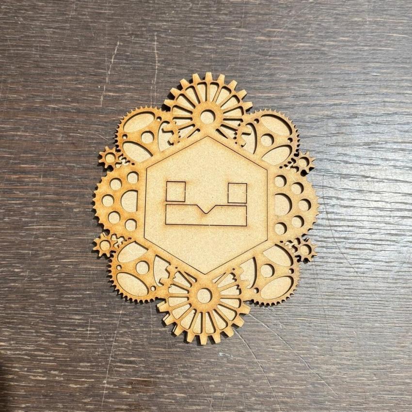 IndigoBlu - Holzteile "Steampunk Frame (3)" Woodology
